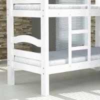 Cama Beliche Robusta 088 Madeira Maciça C/Escada Brilho - 5