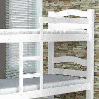 Cama Beliche Robusta 088 Madeira Maciça C/Escada Brilho - 6