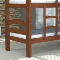 Beliche Solteiro Robusta Madeira Maciça C/Escada Amêndoa - 3