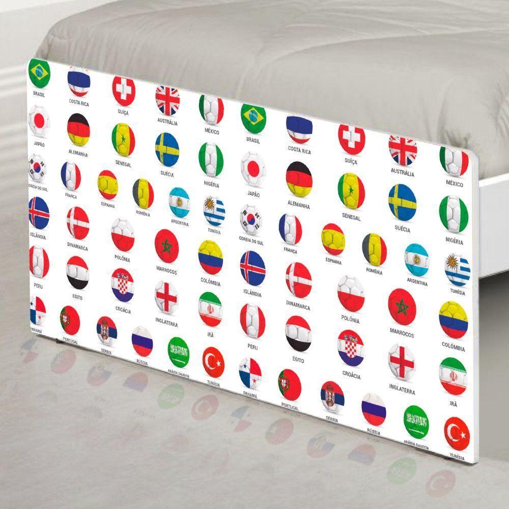 Cama Solteiro Futebol Seleções Copa Com Colchão - 2