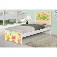 Cama Solteiro Fazendinha Animais Com Colchão - 1