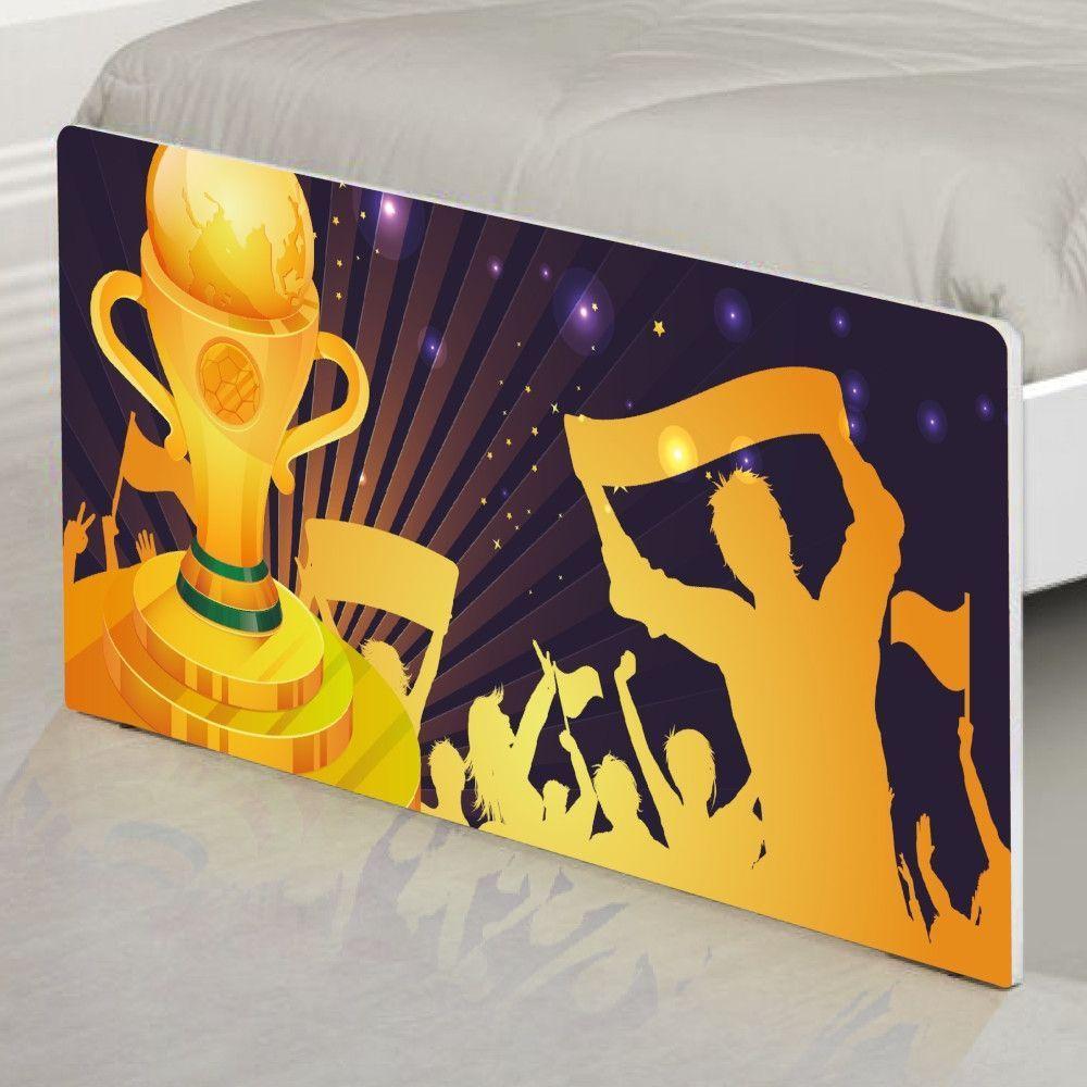 Cama Solteiro Futebol Troféu Com Colchão - 2