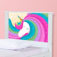 Cama Arco íris Unicórnio Com Auxiliar E Colchões - 3