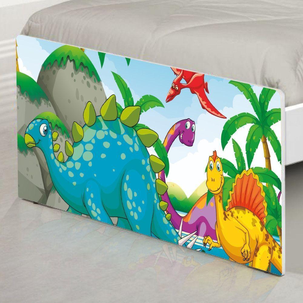 Cama Solteiro Dinossauros No Lago Com Colchão - 2