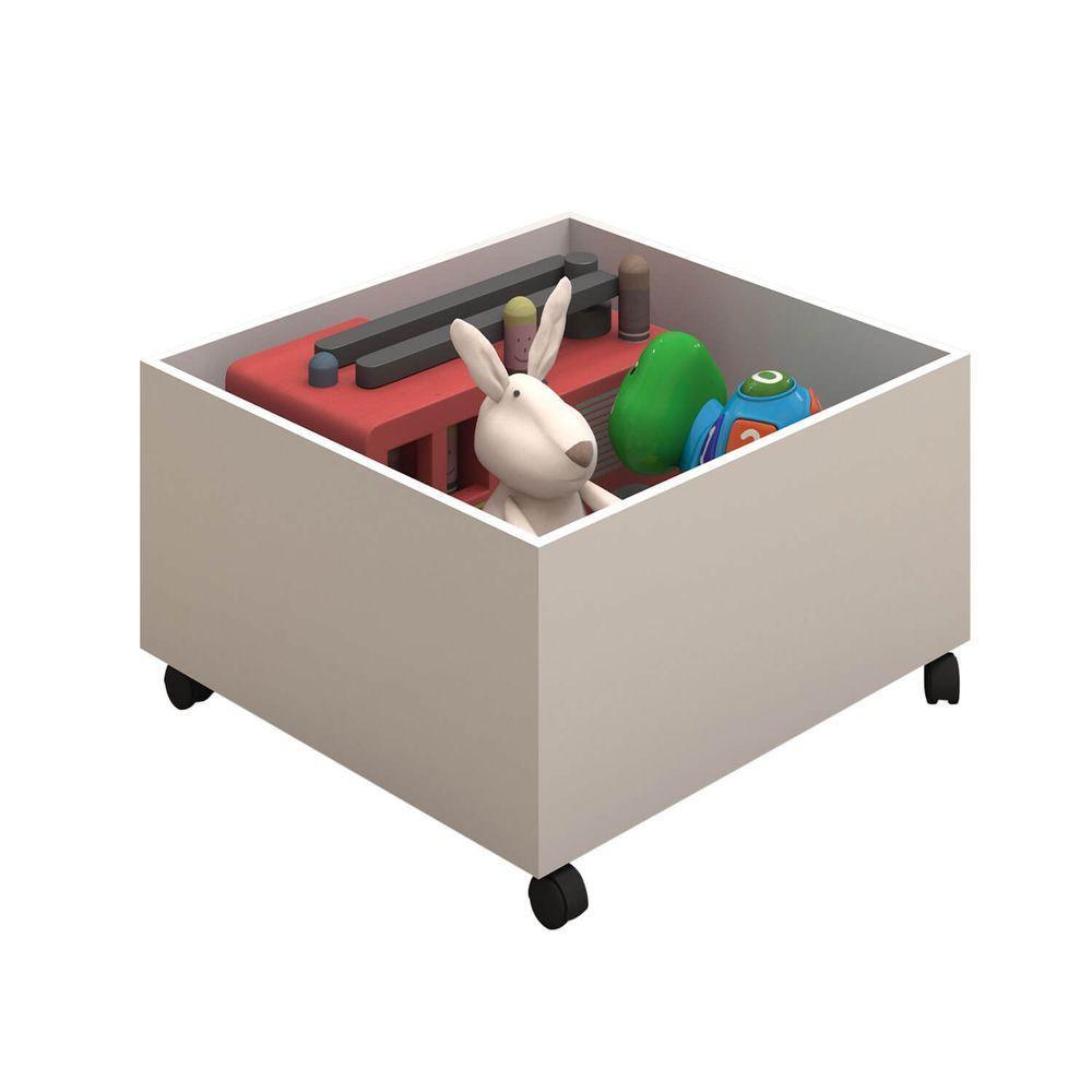 Cama Alta Juvenil Paty Com Nichos Branco E Mel Com Colchão - 2