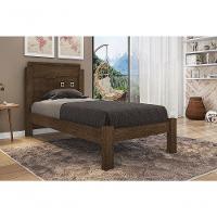 Cama Solteiro Leticia Malbec Com Colchão Framar Móveis - 1