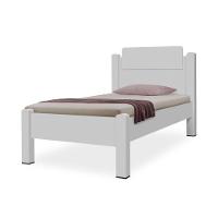 Cama De Solteiro Ryan Branco Com Colchão - 3