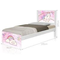 Cama Juvenil Barcelona Unicórnio Com Colchão - 5