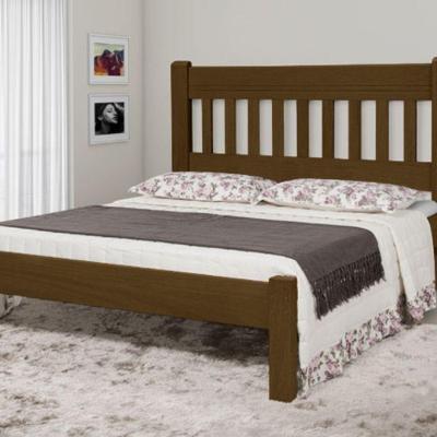 Cama Queen Size Imperial de Madeira Tauari Castanho