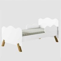 Cama Infantil Angel Branca Com Colchão - 1