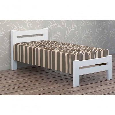 Cama de Solteiro Itália de Madeira Angelim Branco