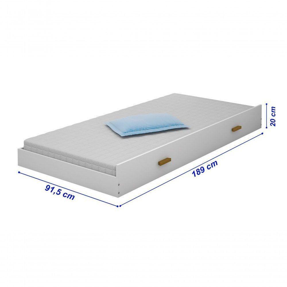 Beliche Heloisa Branco Mel Com Cama Auxíliar - 2