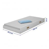 Beliche Heloisa Branco Mel Com Cama Auxíliar - 2