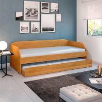 Bicama Solteiro Duo Com Cama Auxiliar Em Mdf Premium Nature - Cor: Bege - 5