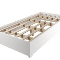 Base Cama Box Solteiro Imperatriz Com Pés Branco Viero - 2