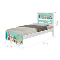 Cama Solteiro Mundo Viagens Com Colchão - 7