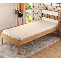 Cama Solteiro Com Auxiliar Cm8006 Cm8008 Qt8 Amendoa Branco Tecno Mobili Amendoa Branco - 8