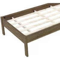 Cama Solteiro Com Auxiliar Cm8006 Cm8008 Qt8 Nogal Branco Tecno Mobili Nogal Branco - 2