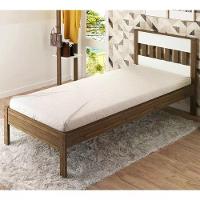 Cama Solteiro Com Auxiliar Cm8006 Cm8008 Qt8 Nogal Branco Tecno Mobili Nogal Branco - 8