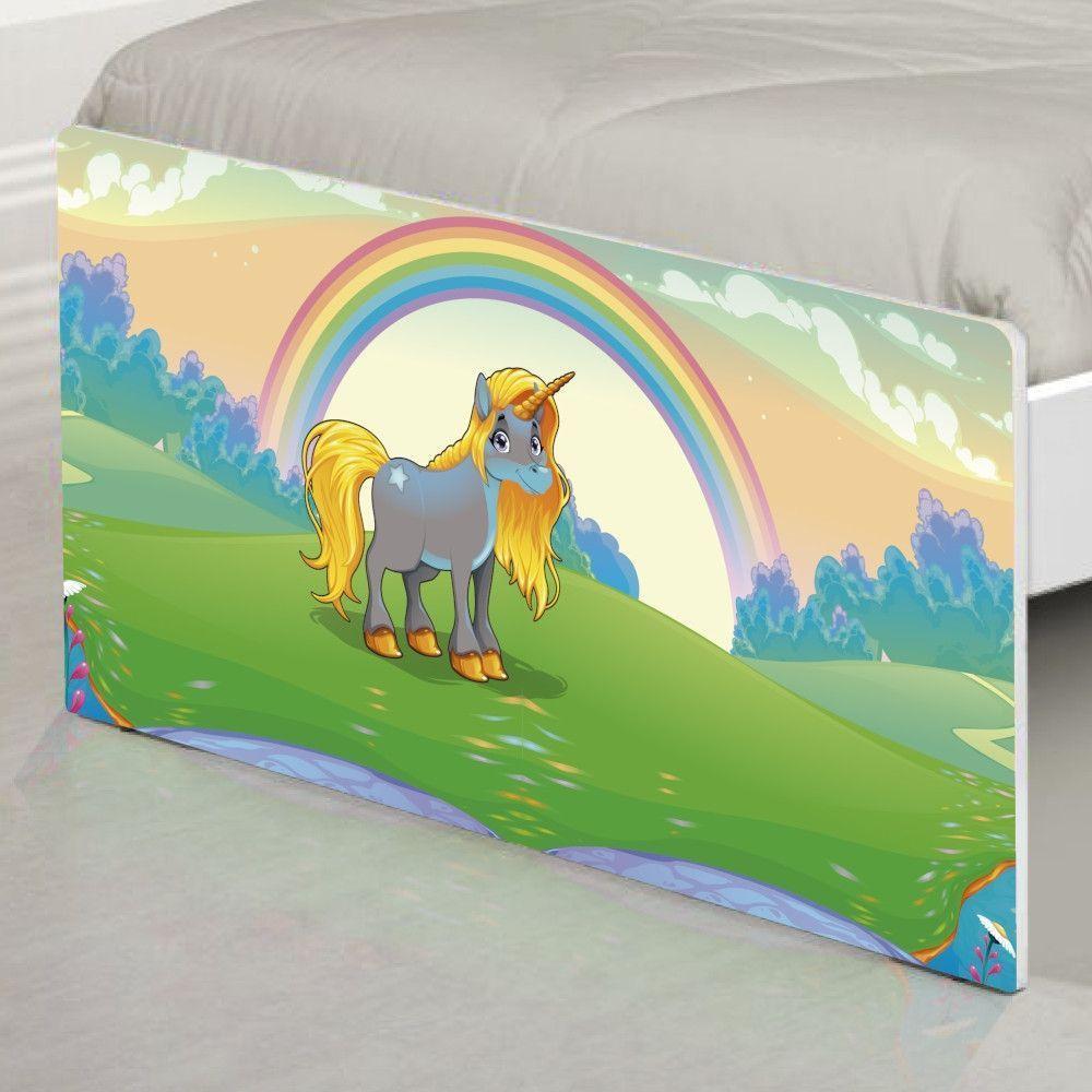 Cama Solteiro Unicórnio Feliz Com Colchão - 2