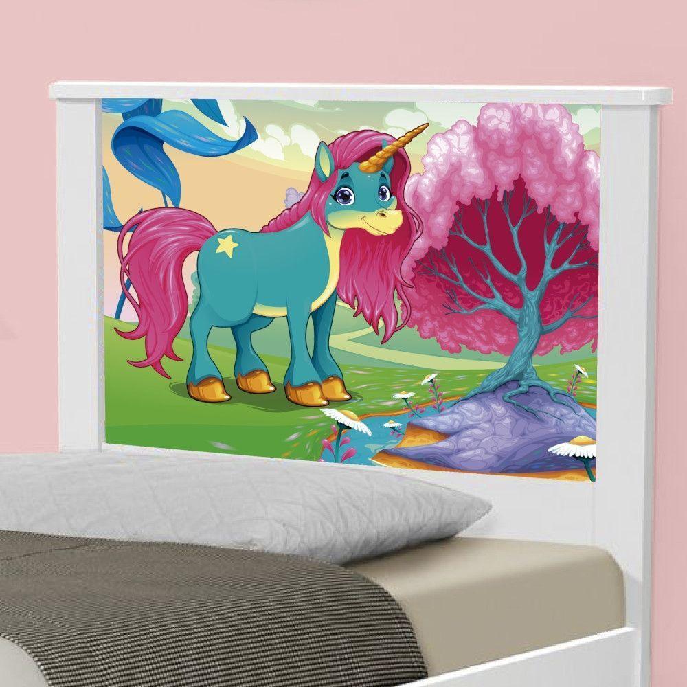Cama Solteiro Unicórnio Feliz Com Colchão - 3