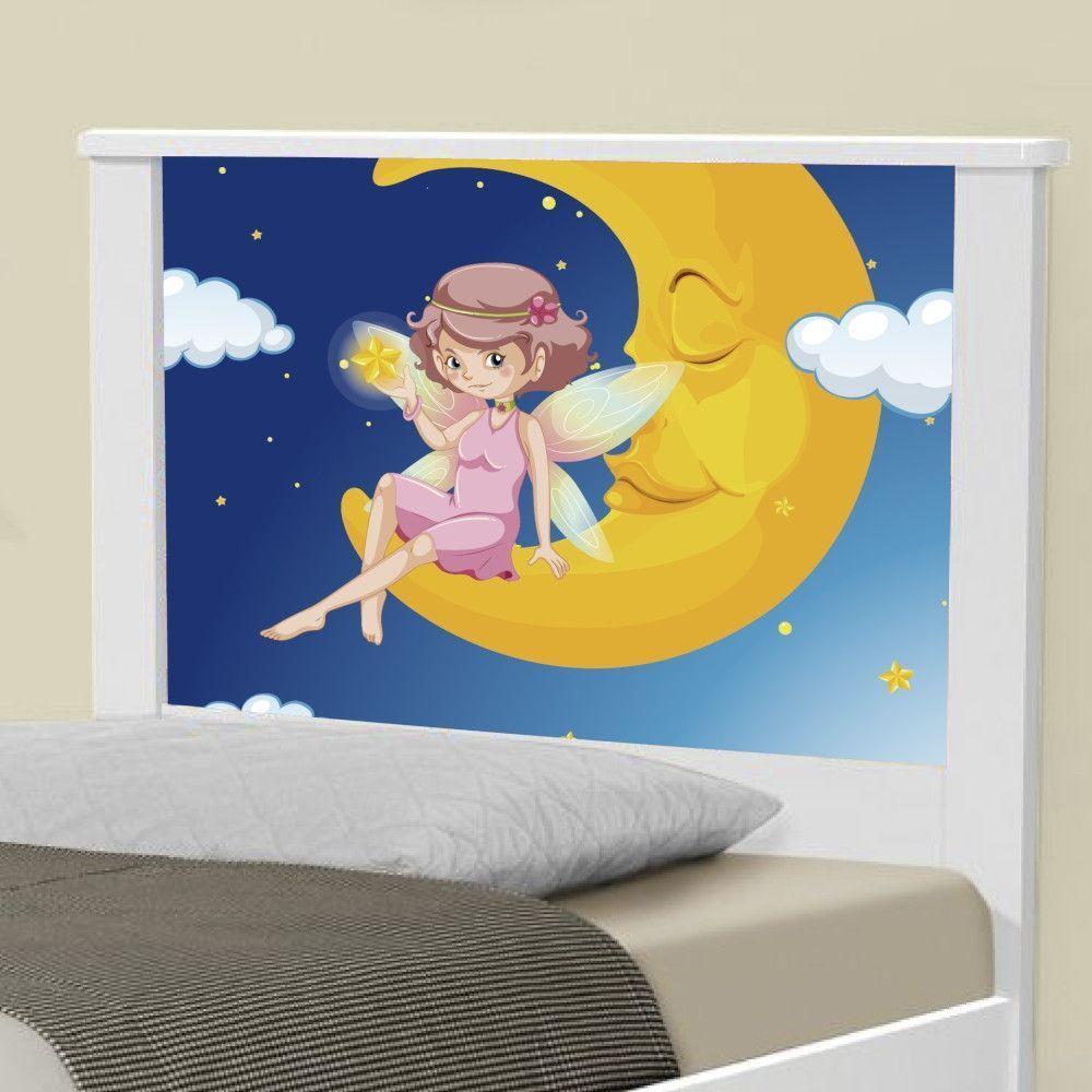 Cama Solteiro Adesivada Fadinha Encantada Com Colchão - 3