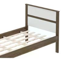 Cama Solteiro Com Auxiliar Cm8004 Cm8008 Qt7 Nogal Branco Tecno Mobili Nogal Branco