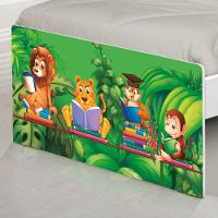 Cama Solteiro Adesivada Safari Com Colchão - 2