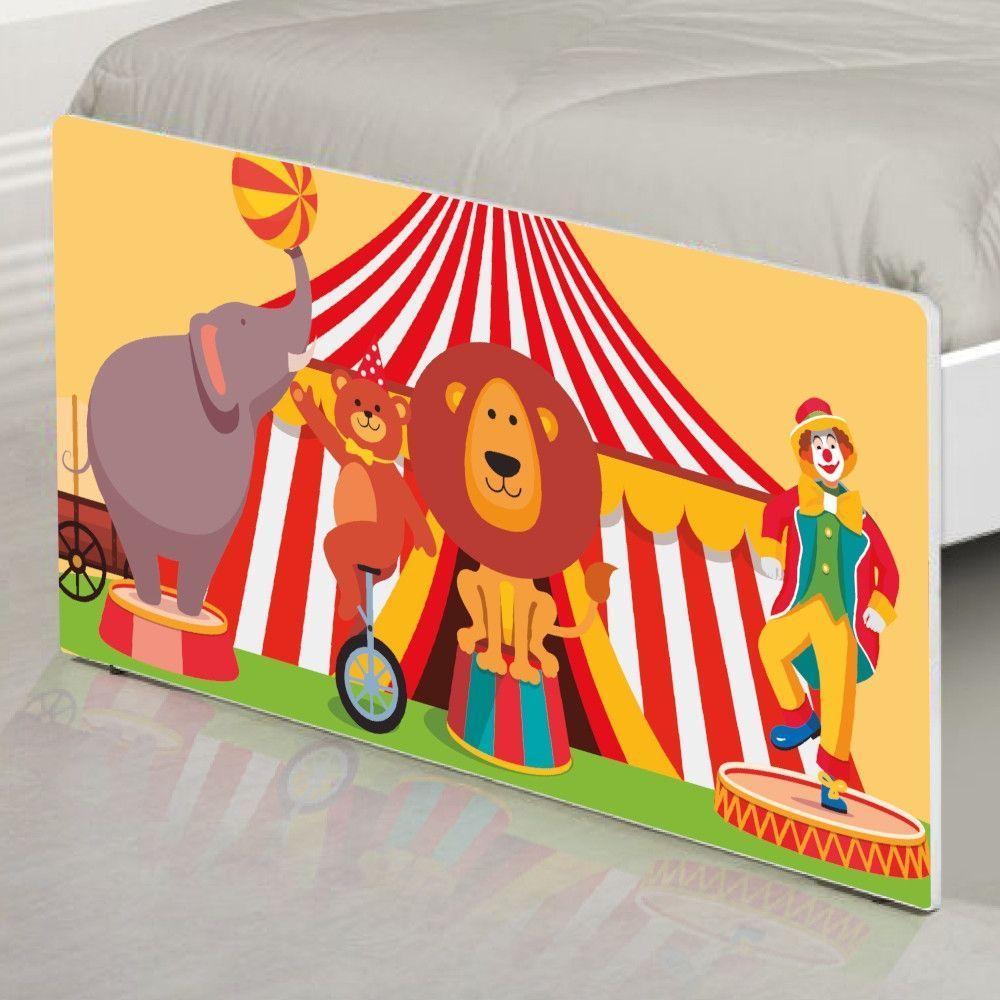 Cama Solteiro Adesivada Palhaço Circo Com Colchão - 2