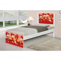 Cama Solteiro Tropa De Bombeiros Com Colchão - 1