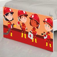 Cama Solteiro Tropa De Bombeiros Com Colchão - 2