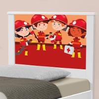 Cama Solteiro Tropa De Bombeiros Com Colchão - 3