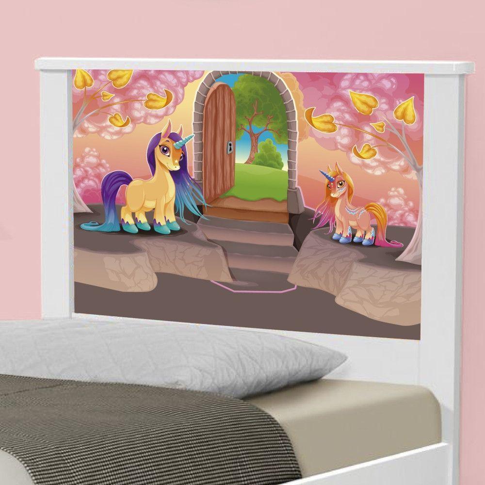 Cama Solteiro Unicórnios Mágicos Com Colchão - 3
