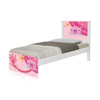 Cama Solteiro Adesivada Carruagem Castelo Com Colchão - 5