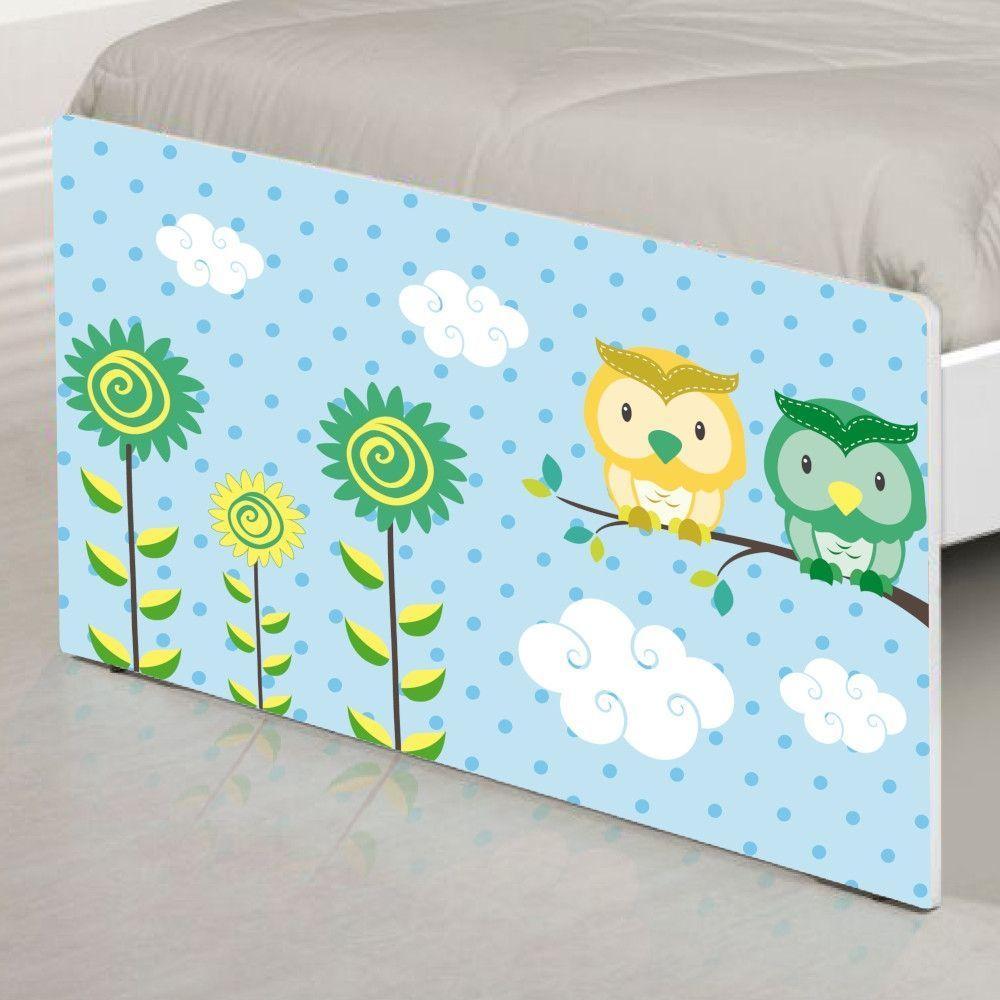 Cama Solteiro Adesivada Corujinhas - 2