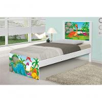 Cama Solteiro Dinossauros No Lago - 1
