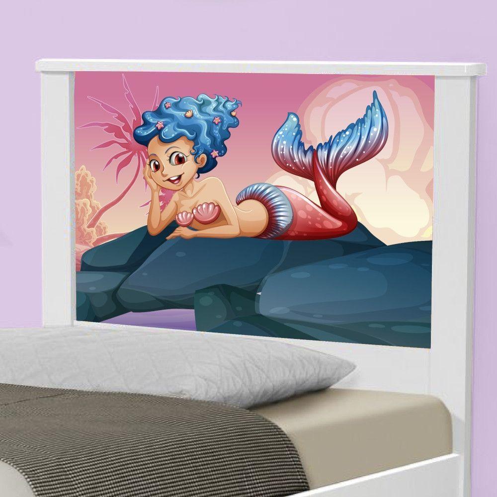 Cama Solteiro Sereia Nas Pedras Com Colchão - 3