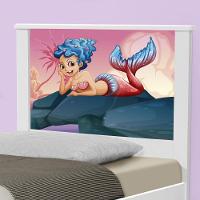 Cama Solteiro Sereia Nas Pedras Com Colchão - 3