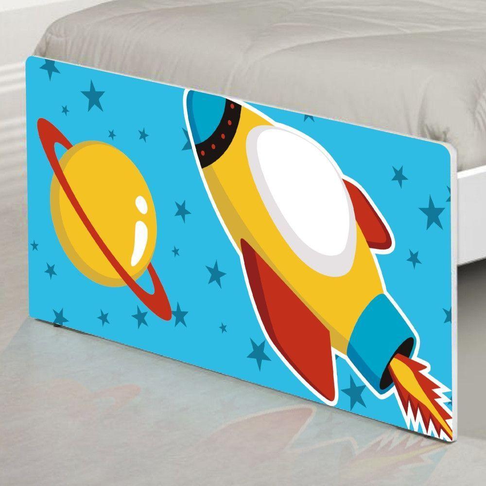 Cama Solteiro Foguete Espacial Com Colchão - 2