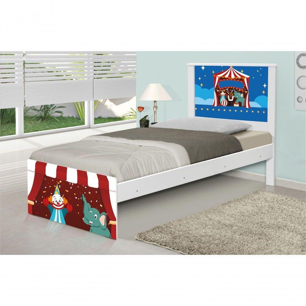 Cama Solteiro Circo Com Colchão - 1