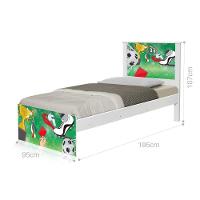 Cama Solteiro Futebol Placar - 5