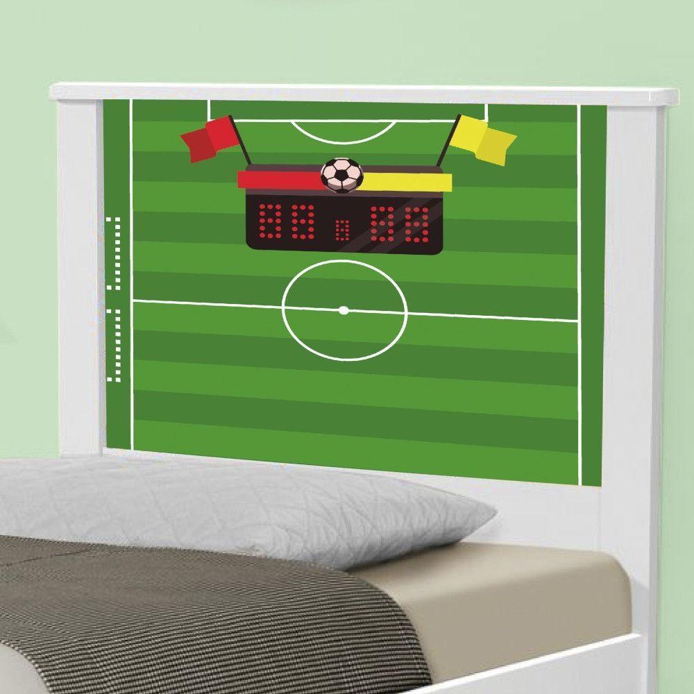 Cama Solteiro Futebol Gramado Com Colchão - 3