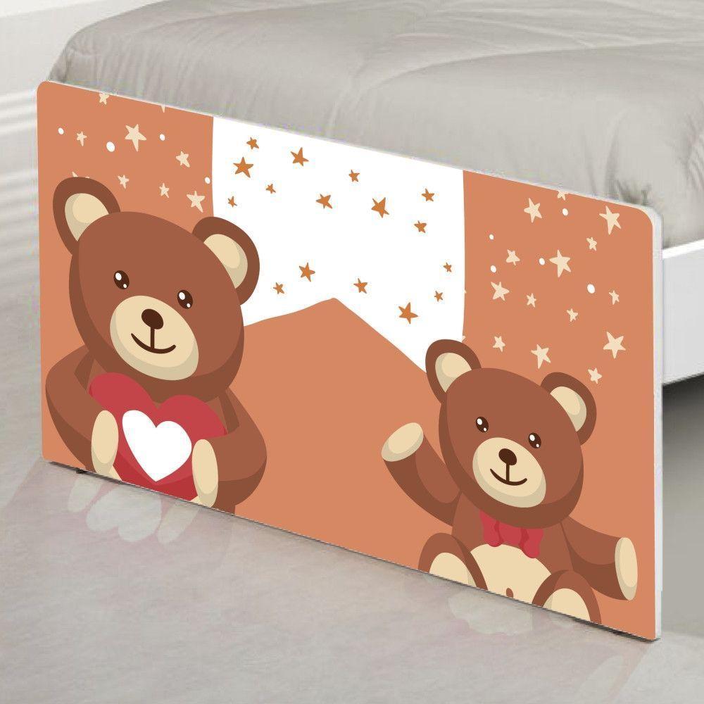 Cama Solteiro Adesivada Ursinhos De Pelúcia - 2