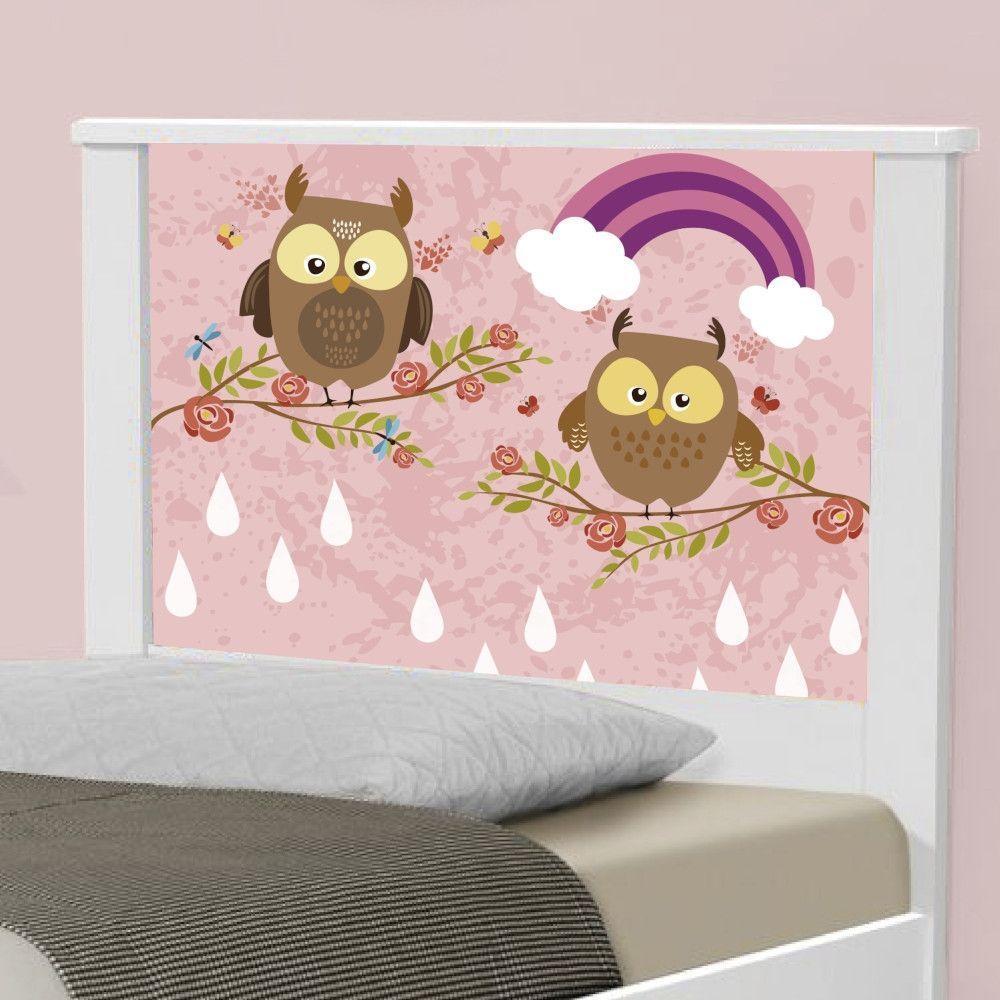 Cama Solteiro Corujinhas E Borboleta Com Colchão - 2