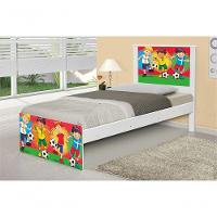 Cama Solteiro Futebol Meninos Com Colchão - 1