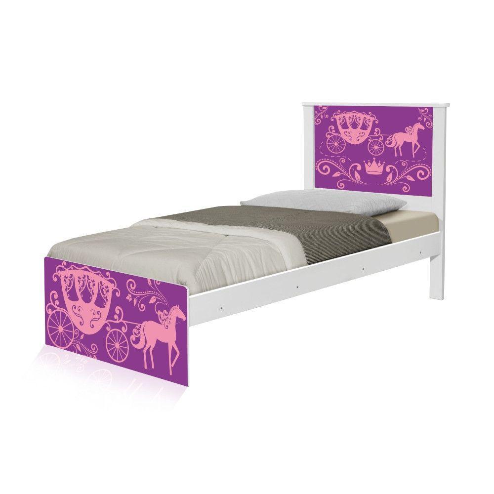 Cama Solteiro Carruagem Princesa Com Colchão - 5