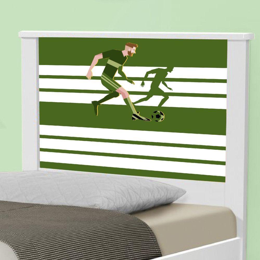 Cama Solteiro Futebol Jogador Com Colchão - 3