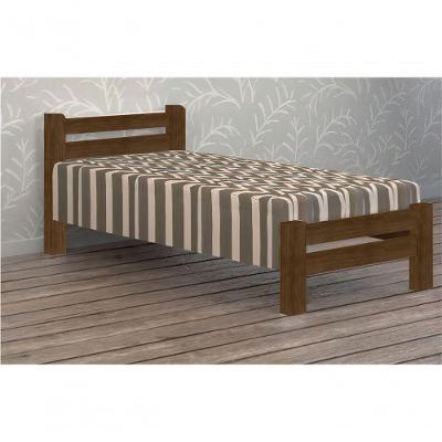 Cama Solteirão Itália De Madeira Angelim Imbuia
