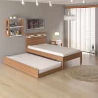 Cama Auxiliar Mdp Cm8008 Amendoa - Gran Belo