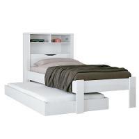 Bicama Solteiro C/Baú/Nicho Invicta Santos Andirá Branco